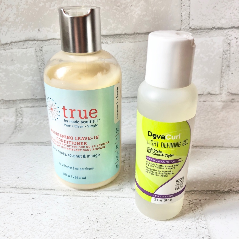 Deva curl and True Nourishing Leave In Conditioner